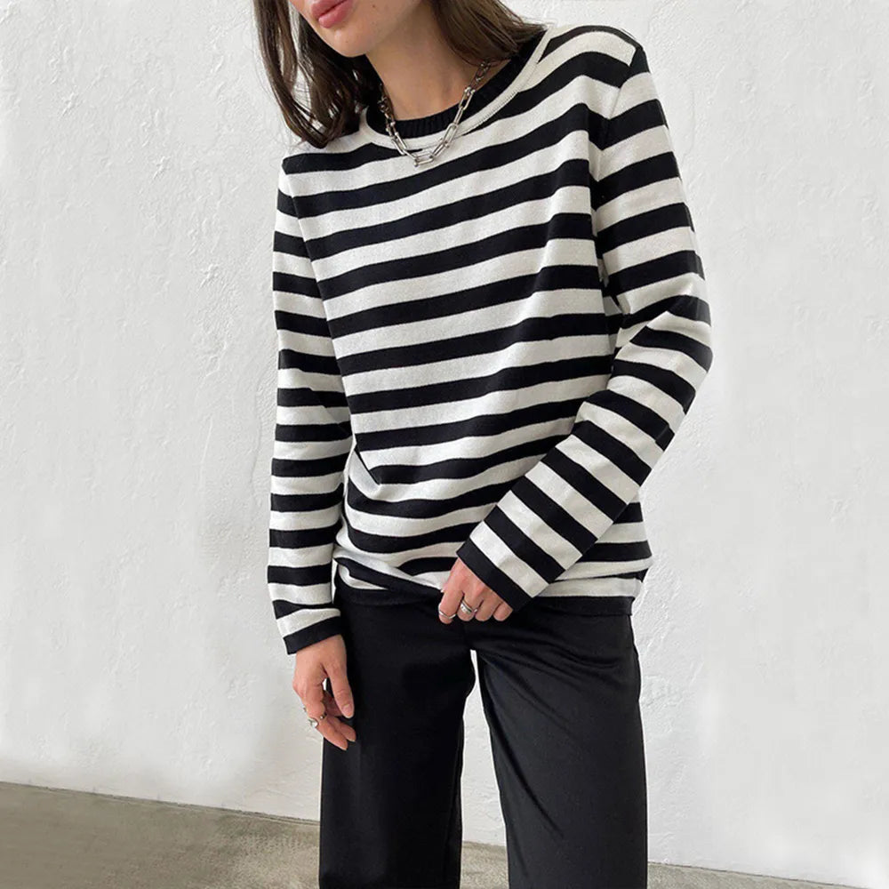 Vreneli - Strickpullover mit Streifen