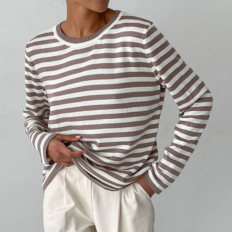 Vreneli - Strickpullover mit Streifen