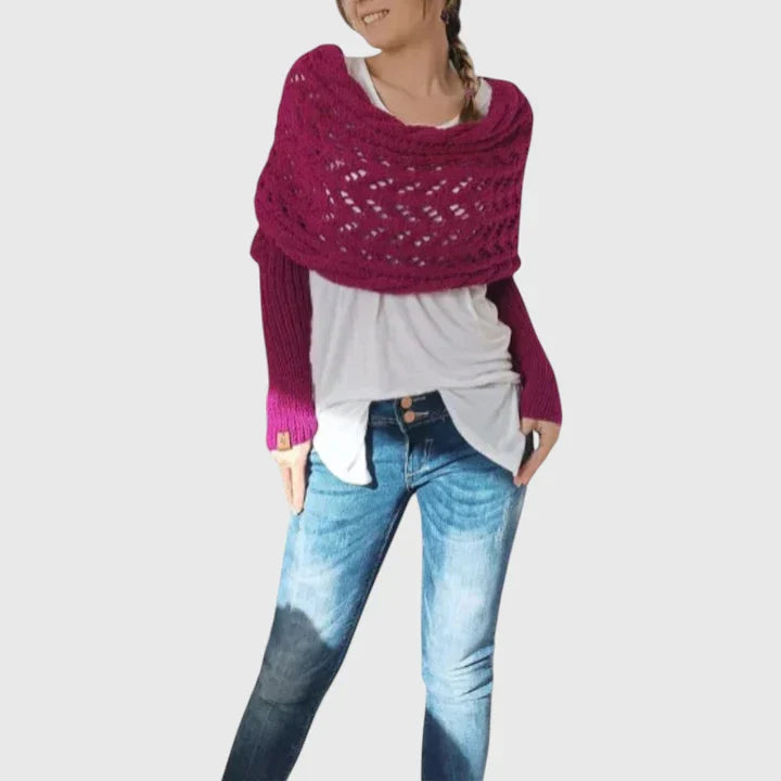 Anna - Warmer gestrickter Schal