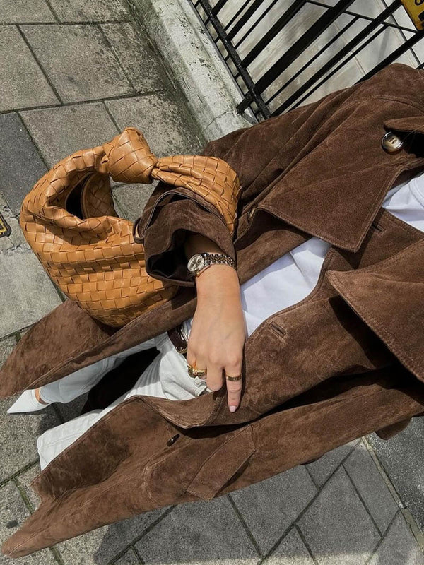 Cordula - Trenchcoat aus Wildleder