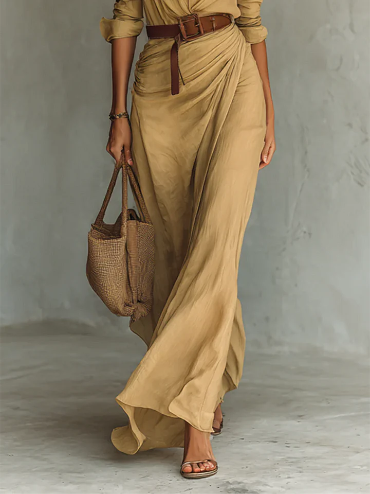 Magdalena - Elegantes Gürtelkleid