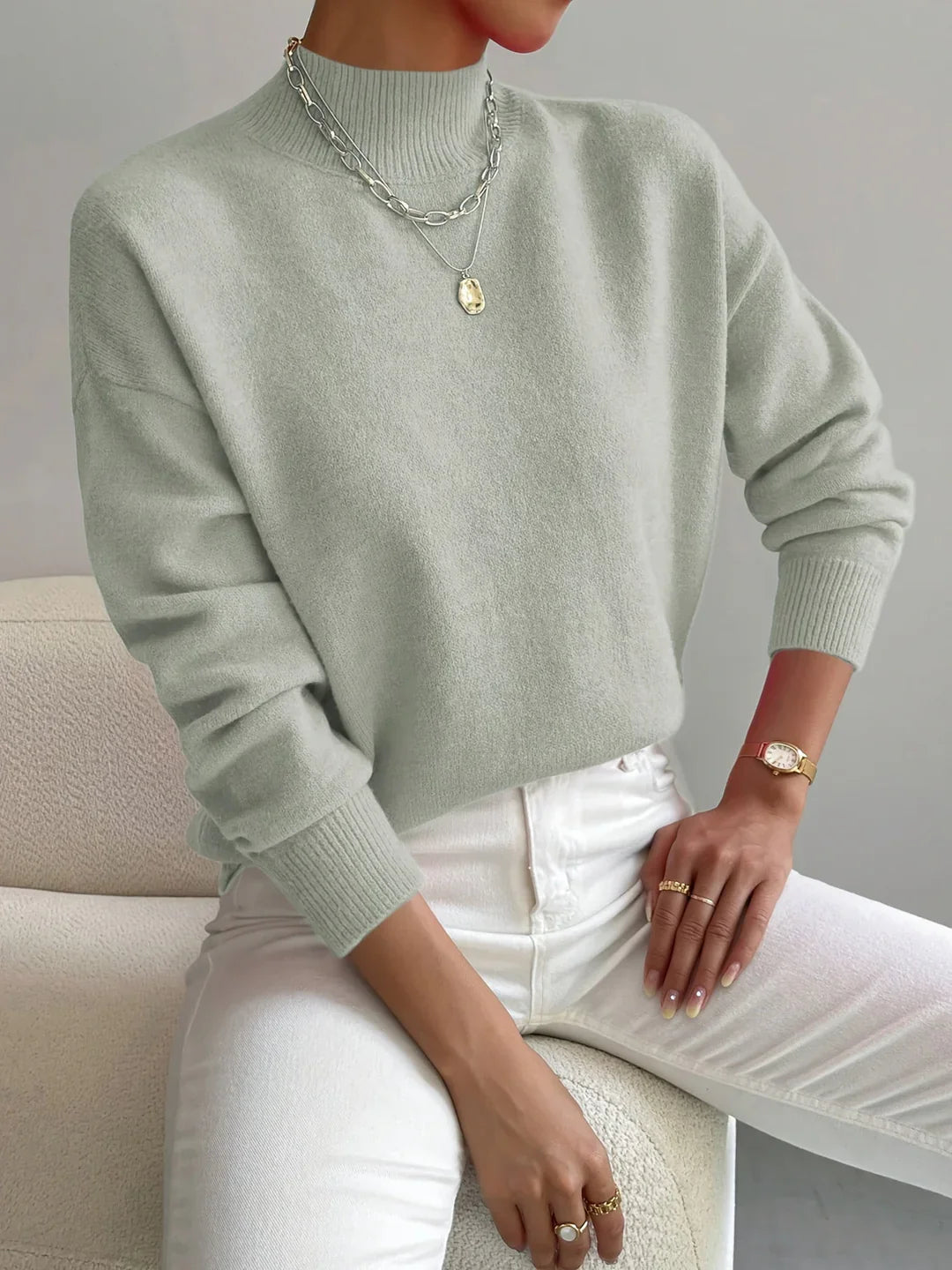 Susanne - Kaschmir-Rollkragenpullover