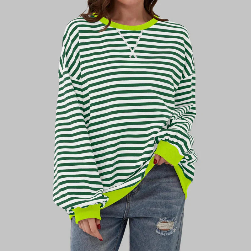 Claudia - Lässiges Sweatshirt mit Rundhalsausschnitt