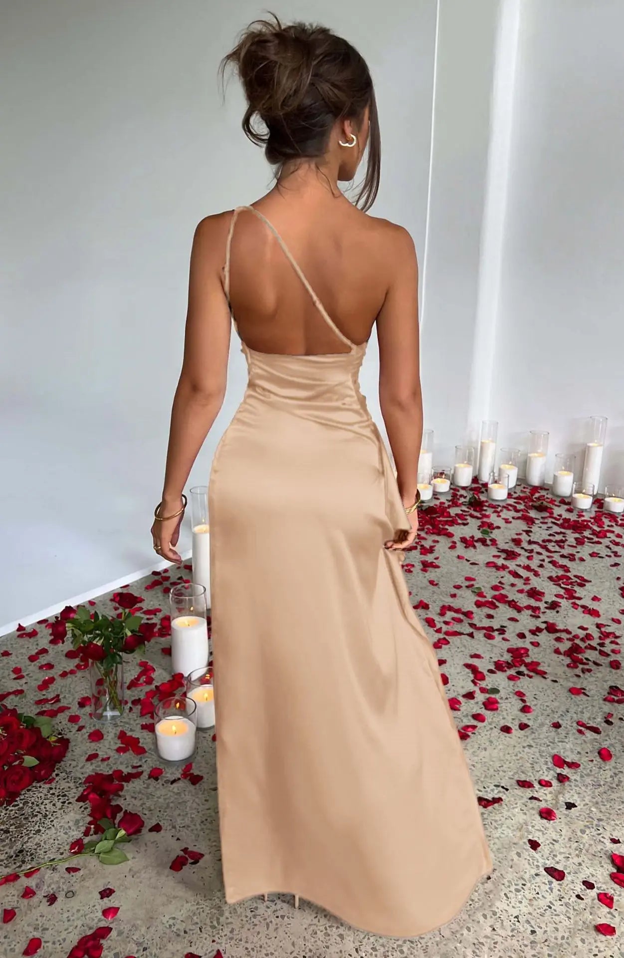 Satin-Kleid Elara | Pure Eleganz
