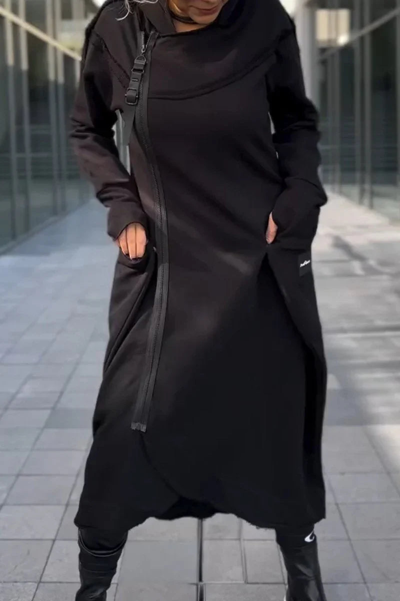 Ginevra - Damen Strickkleid mit langen Ärmeln