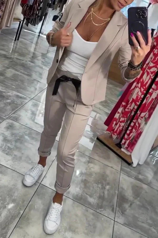 Devora - Elegantes und Lässiges Zweiteiler-Set